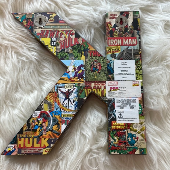Marvel and DC Letters Wall Art/Decor Letters E,A,K,R - Picture 8 of 16